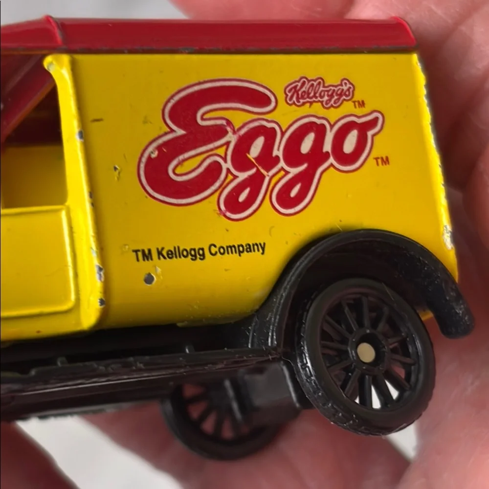 Vintage Kellogg’s Collectible Kids Toy Car - Red and Yellow